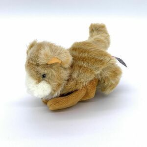 Mary Meyer Orange & White Tabby Cat 6" Plush Finger Puppet